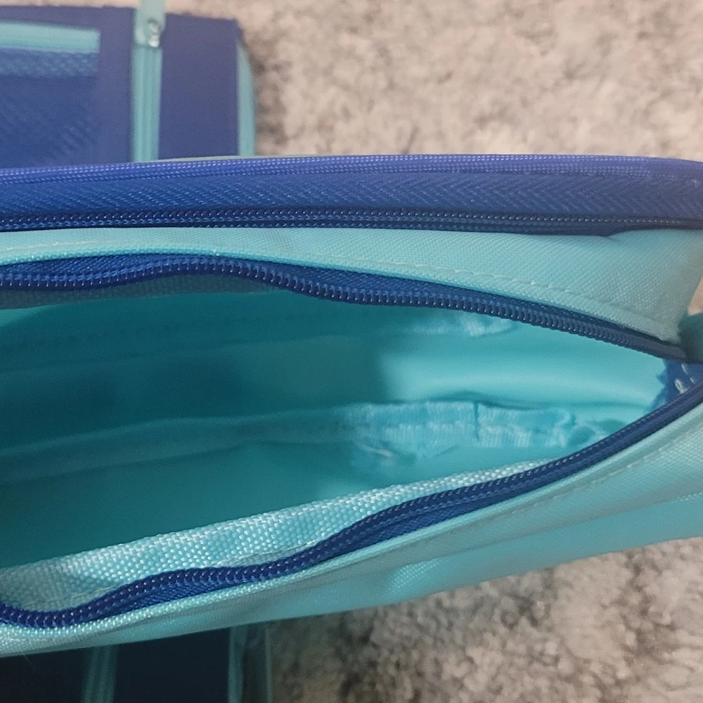2 Up & Up, bundle pouch, color blue. New with tag.
